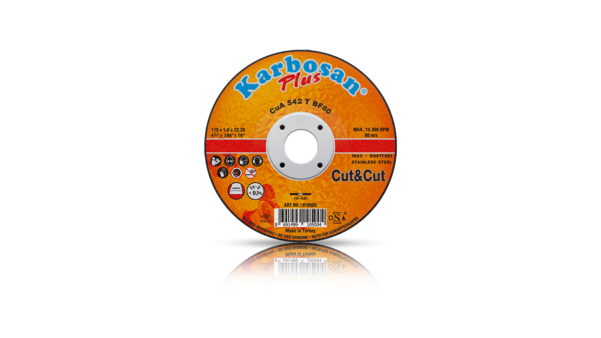Cut - Cut Inox Kesme Diskleri