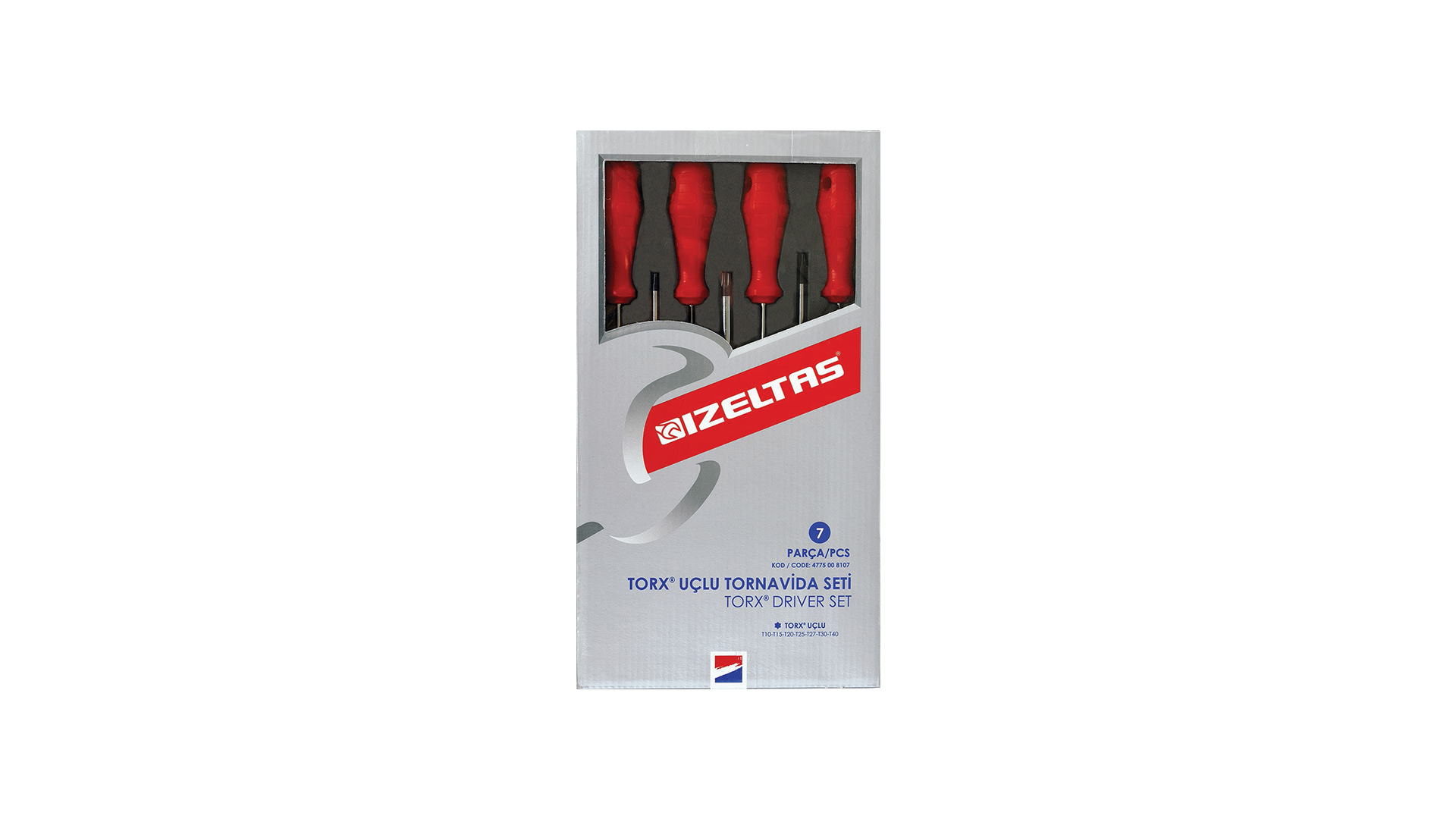 4775 Torx® Uçlu Tornavida Takımı 7 Parça
